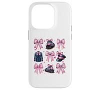 Coquette Bow Train Driver Freight Conduttore Locomotiva Ragazza Custodia per iPhone 14 Pro