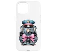 Coquette Bow Train Driver Freight Conduttore Locomotiva Ragazza Custodia per iPhone 15