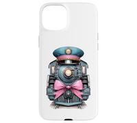 Coquette Bow Train Driver Freight Conduttore Locomotiva Ragazza Custodia per iPhone 15 Plus