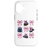 Coquette Bow Train Driver Freight Conduttore Locomotiva Ragazza Custodia per iPhone 16