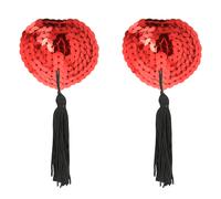 Coquette chic desire cubre pezones rojo