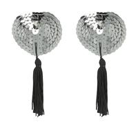 Coquette chic desire cubre pezones silver