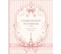 Coquette Composition Notebook: Cute Bow Aesthetic Notebook for Girls and Women | College Ruled, 120 Pages