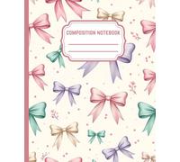 Coquette Composition Notebook: Girly Coquette Note Journal - Cute Pink Aesthetic for School or College