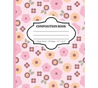 Coquette Composition Notebook: • Soft Matte Cover • 7.5" x 9.25" Size • 120 Pages • College Ruled • Full Color Front and Back