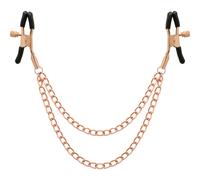COQUETTE - CHIC DESIRE CLIPS PER CAPEZZOLI IN METALLO FANTASIA CON CATENA