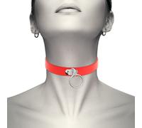 Coquette hand crafted choker fetish - red
