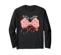 Coquette Heart Bow Nicu Nurse Doctor Squad Maglia a Manica