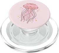 Coquette Jellyfish Pink Bow Pearls Soft Girl Aesthetic PopSockets PopGrip per MagSafe
