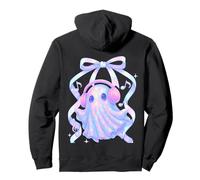 Coquette Pastel Ghost Ascoltare musica con cuffie archetto Felpa con Cappuccio