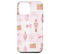 Coquette - Schiaccianoci con albero di Natale e neve, motivo scozzese Custodia per iPhone 12 Pro Max