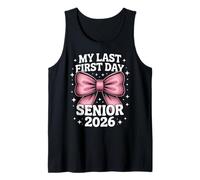Coquette Senior 2026 Fiocco Rosa Back To School High School Canotta