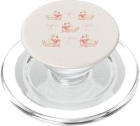 Coquette Swan & Pink Bows Cute Bird Love Soft Aesthetic PopSockets PopGrip per MagSafe