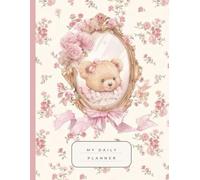 Coquette Teddy Bear Daily Planner & To-Do List Journal - Aesthetic Undated Organizer for Women with 192 Ruled Pages - Cute Soft Matte Cover, 8.5” x ... Agenda Notebook for Productivity & Self-Care