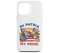 Coquí e bandiera del patrimonio portoricano Mi Patria My Pride Custodia per iPhone 13 Pro Max