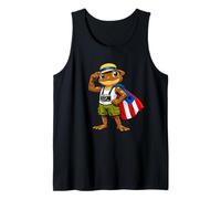 Coqui Frog Puerto Rico Puerto Rican Flag Taino Boricua Canotta