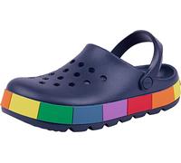 Coqui Niko Platform Zoccoli classici per il tempo libero, pantofole da giardino da uomo, Navy Spectrum, 41 EU