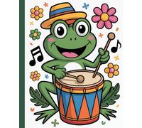 Coquí Plays Drums! - My Puerto Rican Notebook for Kids