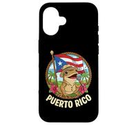 Coqui Rana Cantante Puerto Rico Bandiera Rane Comune El Coquí Custodia per iPhone 16