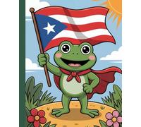 Coquí Waves Flag - My Puerto Rican Notebook for Kids