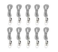 Cor elastica in gomma con gancio con cor elastica resistente confezione 10 pezzi per interni esterni per progetti di fissaggio resistente ai raggi UV resistente al brillante (1,5 m)