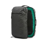 COR Surf Zaino da viaggio per laptop approvato da volo, zaino da viaggio per lavoro e weekender, per uomini e donne, Nero con cerniera nera, 28L, Con cerniera