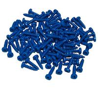 Kit 100 viti blu fissaggio targa