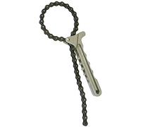 Chiave filtro olio a catena con manico in fusione