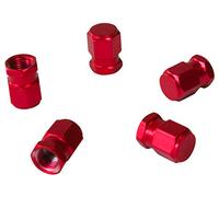 CORA 000120650 5 Pezzi Tappi Valvola Universali, Rosso