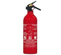 Cora 000126801 Estintore a Polvere 1 kg, Classe 5A 34B -C con Supporto - NUOVO