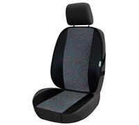 Cora 000128121 Coprisedile anteriore universale Topfresh cotone tetris antracite