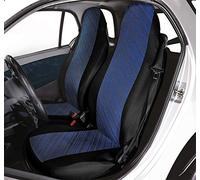 Coppia coprisedili anteriori Cora nero / blu per SMART Fortwo