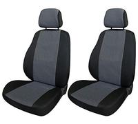 Coprisedili Anteriori Fast&smart Tg. Speciale Tess. Misto Cotone Antracite/nero