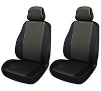 Coprisedili Anteriori Fast&smart Tg. Grande Tess. Misto Cotone Antracite/nero