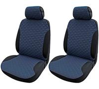 Coprisedili Anteriori Centauro Tg. Universale Tess. Misto Cotone Trapuntato Avio/nero