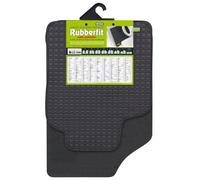 CORA 000134016 Coppia Tappeti Anteriori Rubberfit Fit-6, Nero