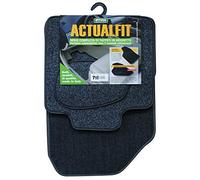 CORA 000135057 Set 4 Pezzi Tappeti Actualfit, Modello 7, Grigio