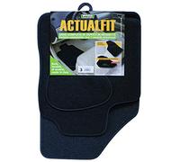 Cora 000135063 Set 4 Pezzi Tappeti Actualfit, Modello 3, Nero