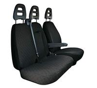 Coprisedili Per Furgoni Tg. Sp25 Tess. Cotone Trapuntato Antracite