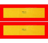 CORA 001890188 Coppia Pannelli Retroriflettenti per Rimorchi Omologati, Set di 2