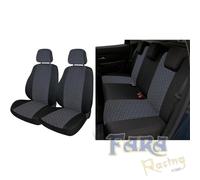 CORA 129859 Kit Coprisedili completo Nero/Grigio x FIAT Doblò Cargo 10>15