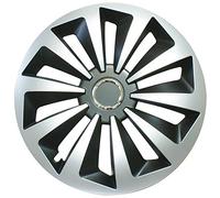 CORA 41845 Set 4 Copricerchi Universali Alulook Fox Mix Copricerchi, 15", Set di 4