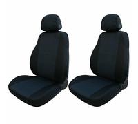 CORA COPPIA COPRISEDILI ANTERIORI NERI FAST&SMART MISTO COTONE AVIO TG. GRANDE