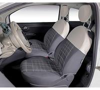 CORA COPRISEDILI PERSONALIZZATI FIAT 500 DA 2007 MADE IN ITALY COPPIA ANTERIORE