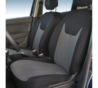 CORA COPRISEDILI NERO ANTRACITE DACIA SANDERO 2020- MADE ITALY COPPIA ANTERIORE