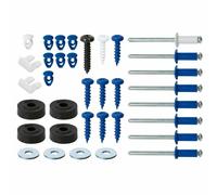 CORA KIT FISSAGGIO TARGHE COMPLETO CON RIVETTI VITI BOTTONI RONDELLE AGGANCI