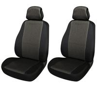 Coprisedili Anteriori Fast&smart Tg. Media Tess. Misto Cotone Antracite/nero