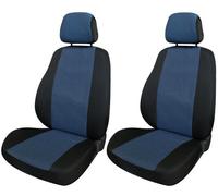 Coprisedili Anteriori Fast&smart Tg. Media Tess. Misto Cotone Avio/nero