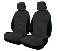 Coprisedili Anteriori Centauro Tg. Universale Tess. Misto Cotone Rigato Nero