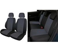 Serie Completa Coprisedili Fast&smart Tg. Media Tess. Grey&color
